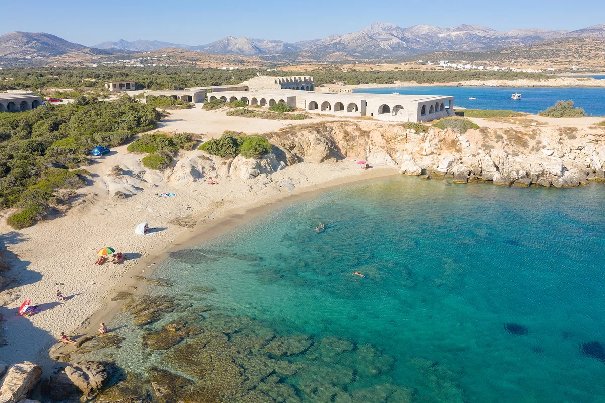 Plage d'Alyko, Naxos, Cyclades, Grèce — 4