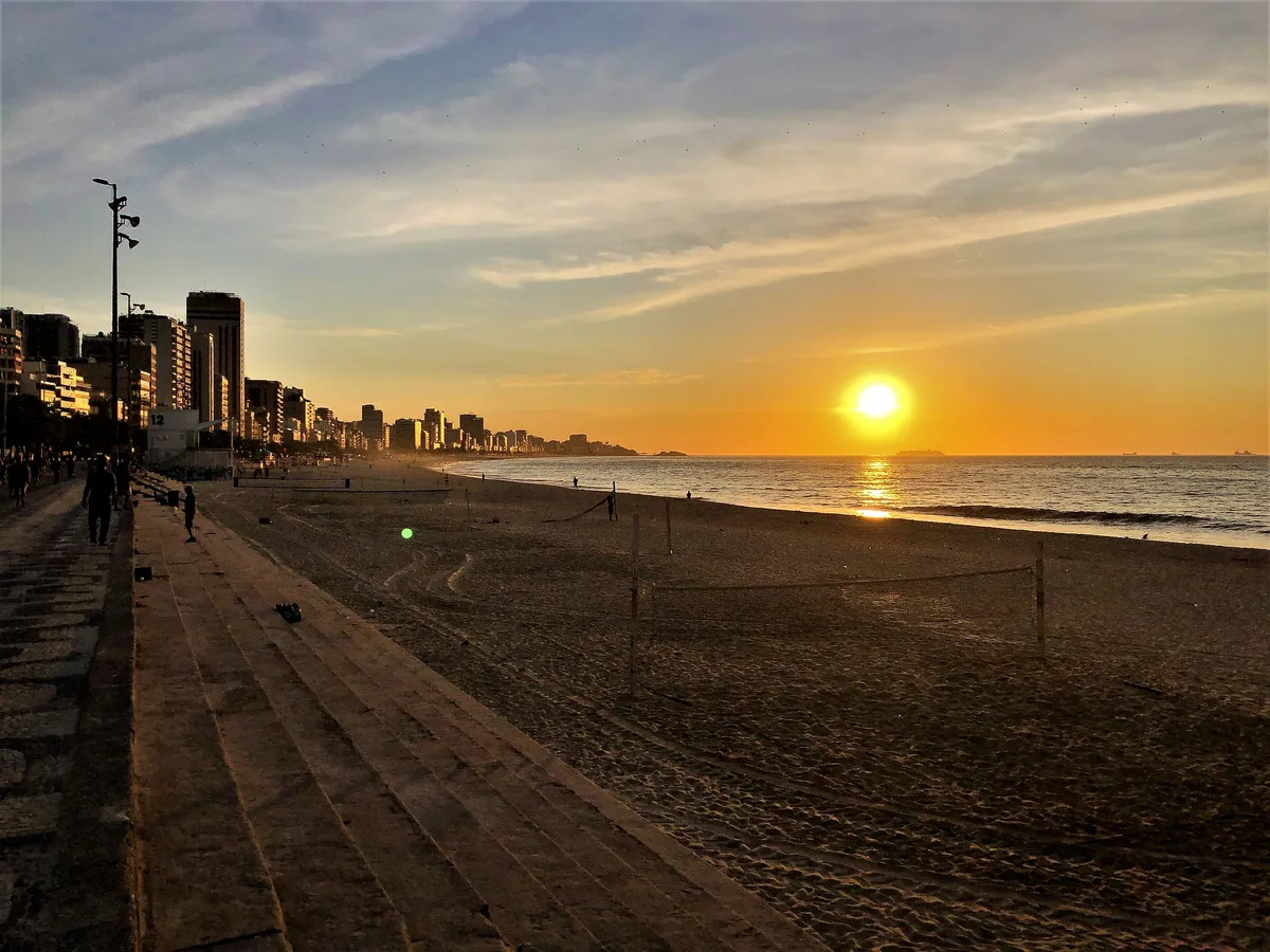 Plage de Leblon, Rio de Janeiro, Brazilian Atlantic, Brésil — 2