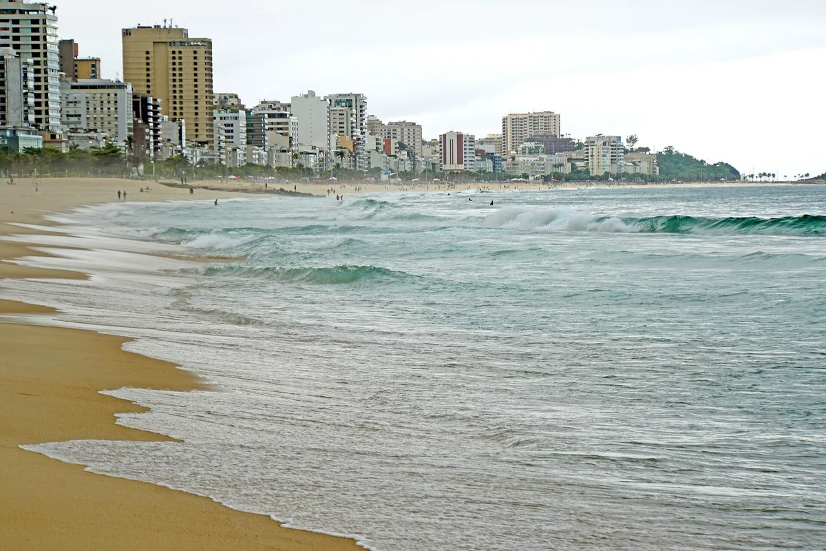 Plage de Leblon, Rio de Janeiro, Brazilian Atlantic, Brésil — 4