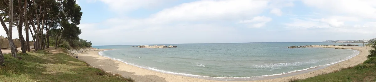 Playa de Les Muscleres, L'Escala, Catalonia, España