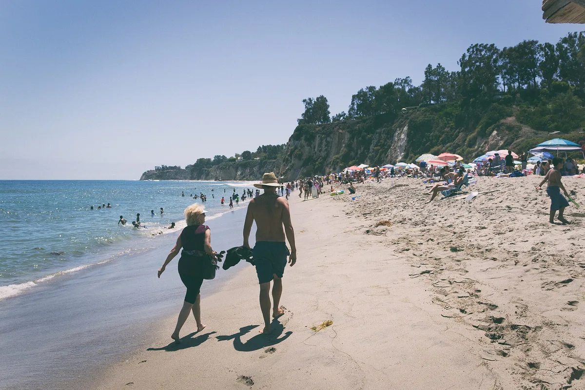 Malibu Lagoon State Beach, Malibu, California Coast, États-Unis — 3