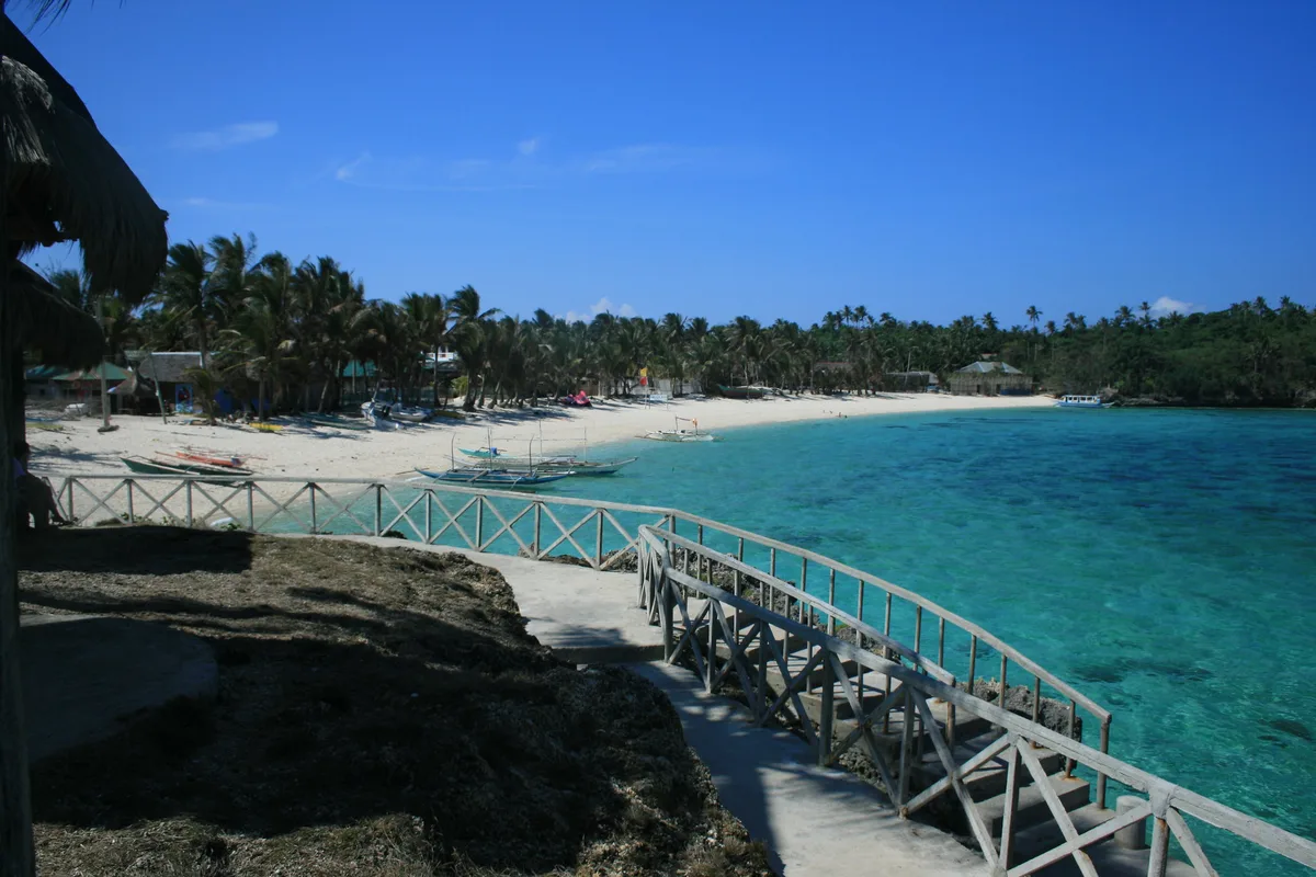 Plage de Tambisaan, Malay, Philippine Islands, Philippines
