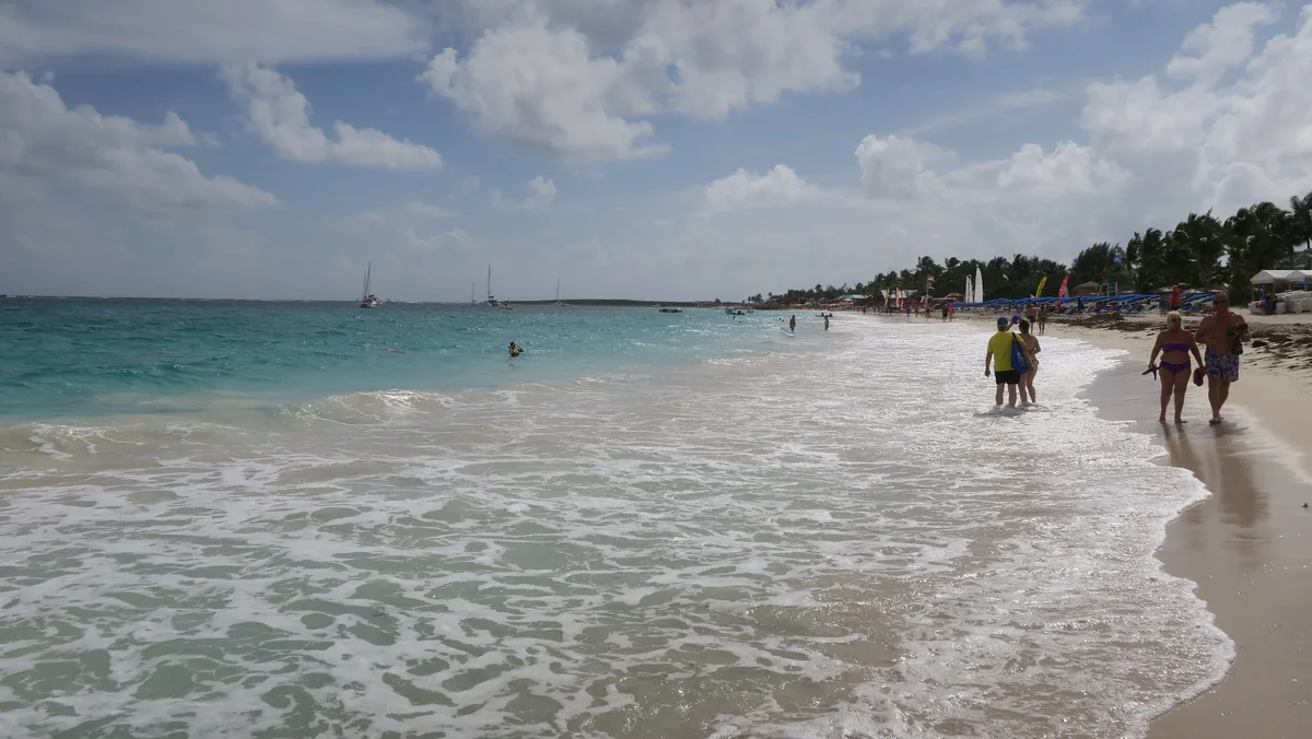 Orient Bay Beach, Saint-Martin, French Antilles, Saint-Martin (French part)