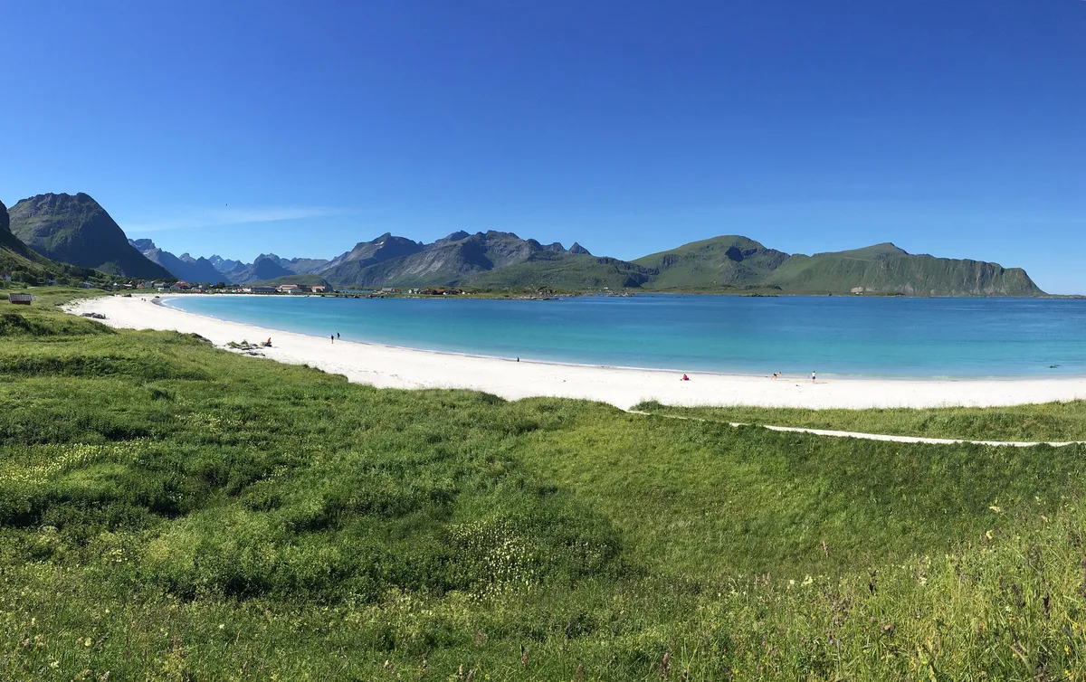 Ramberg-Strand, Flakstad, Norwegian Sea, Norwegen — 3