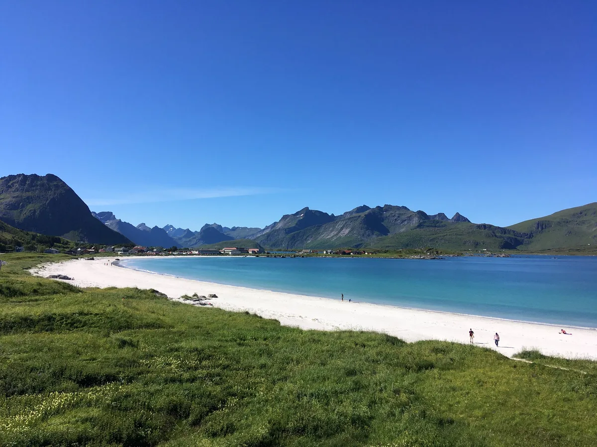 Ramberg-Strand, Flakstad, Norwegian Sea, Norwegen — 4