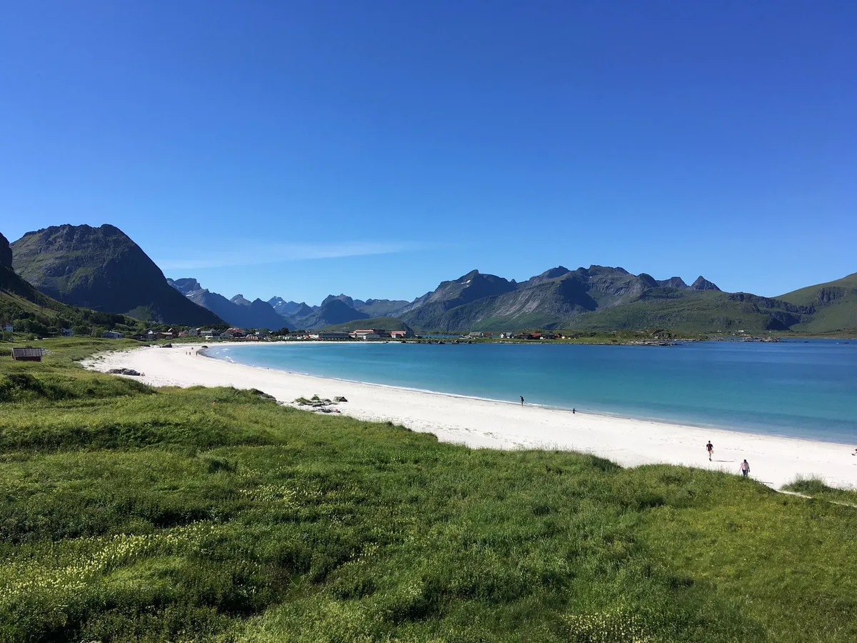 Ramberg-Strand, Flakstad, Norwegian Sea, Norwegen — 6