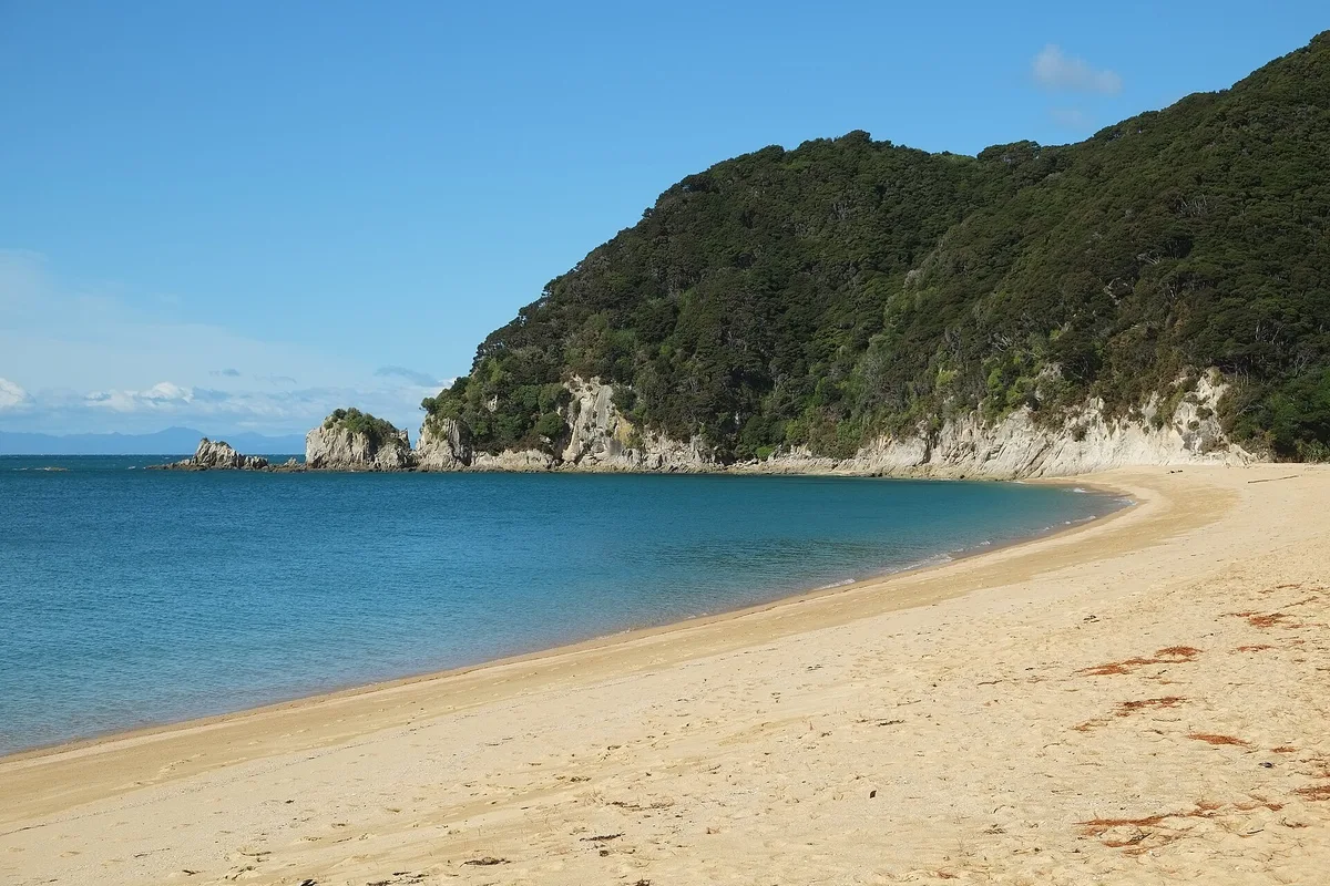 Playa de Mutton Cove, Tasman District, Nelson-Tasman, Nueva Zelanda
