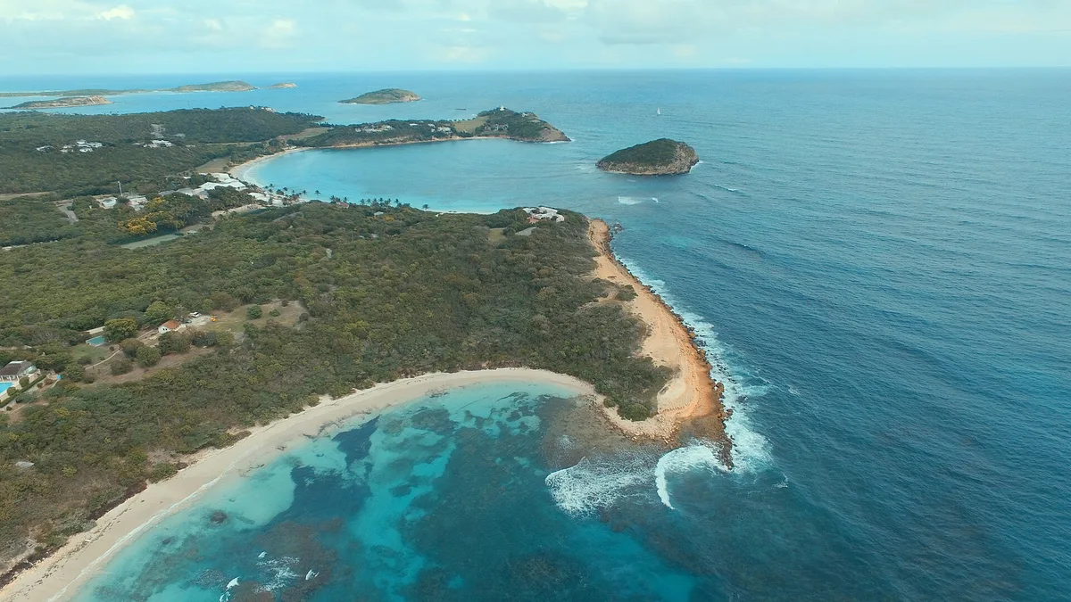 Plage de Half Moon Bay, Saint Philip, Lesser Antilles, Antigua and Barbuda — 2