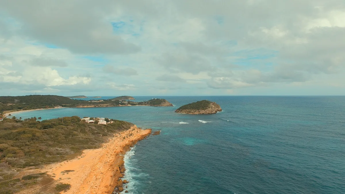 Plage de Half Moon Bay, Saint Philip, Lesser Antilles, Antigua and Barbuda — 3