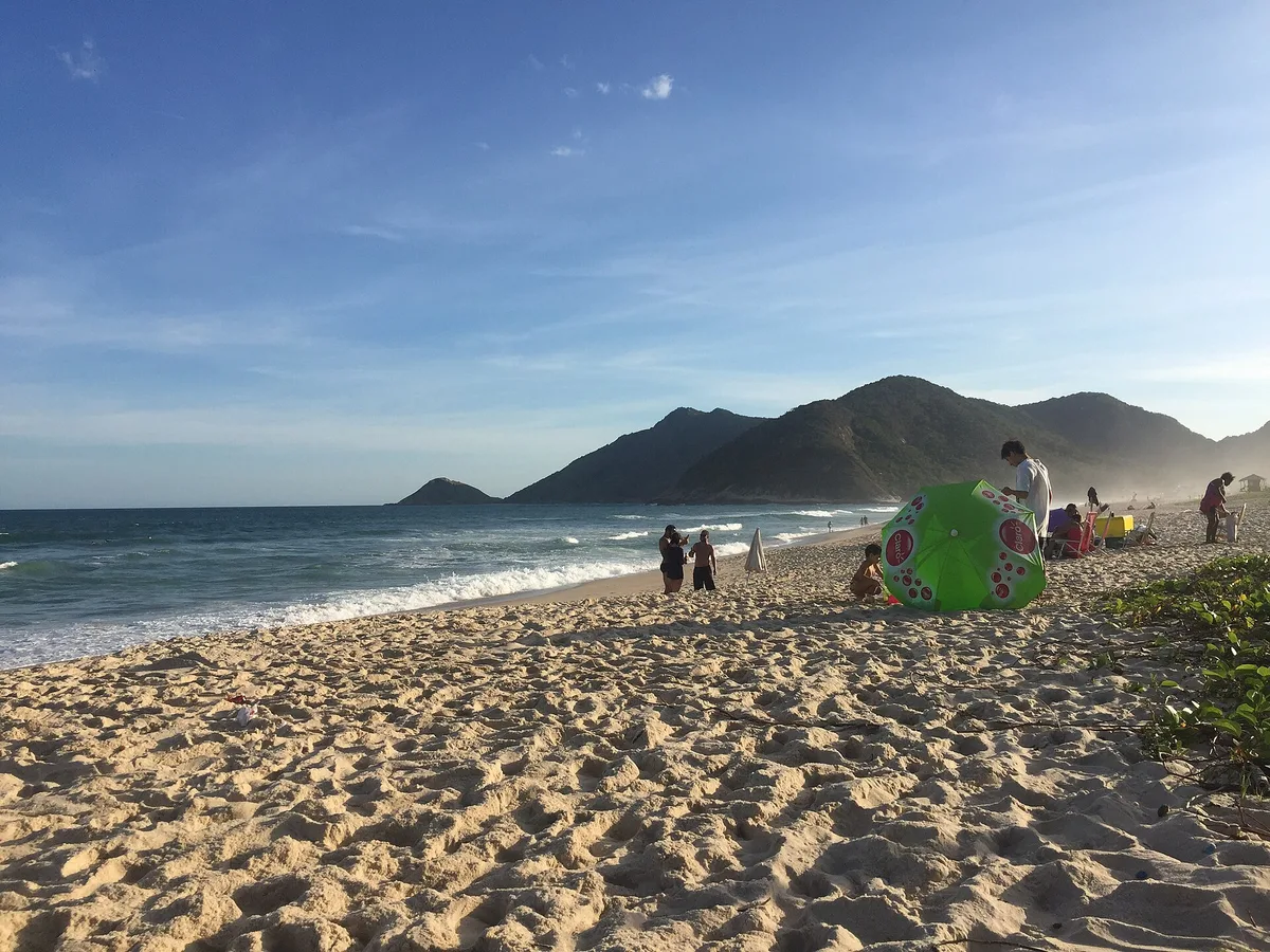 Plage de Grumari, Rio de Janeiro, Brazilian Atlantic, Brésil