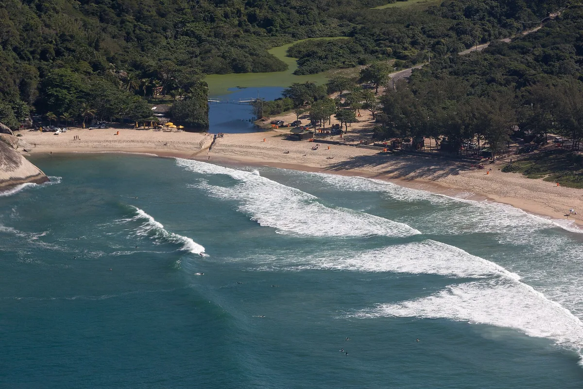 Plage de Grumari, Rio de Janeiro, Brazilian Atlantic, Brésil — 2
