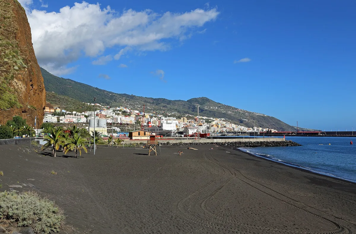 Bajamar-Strand, Breña Alta, Canary Islands, Spanien — 2