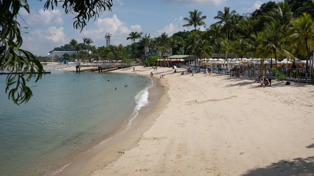 Siloso Beach (Wavehouse section), Sentosa, South China Sea, Singapore — 3