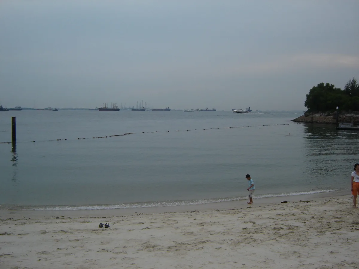 Siloso Beach (Wavehouse section), Sentosa, South China Sea, Singapore — 2
