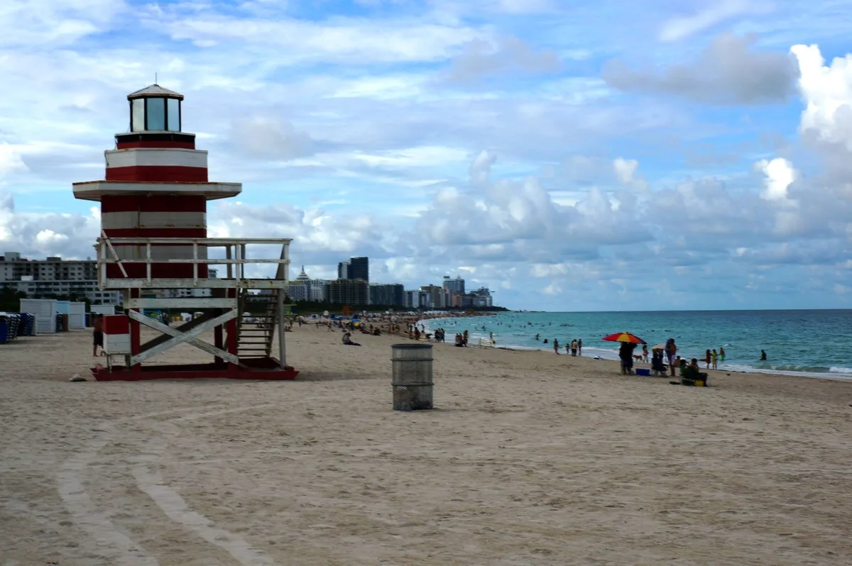 South Pointe Park-strand, Miami Beach, Florida, Verenigde Staten — 2
