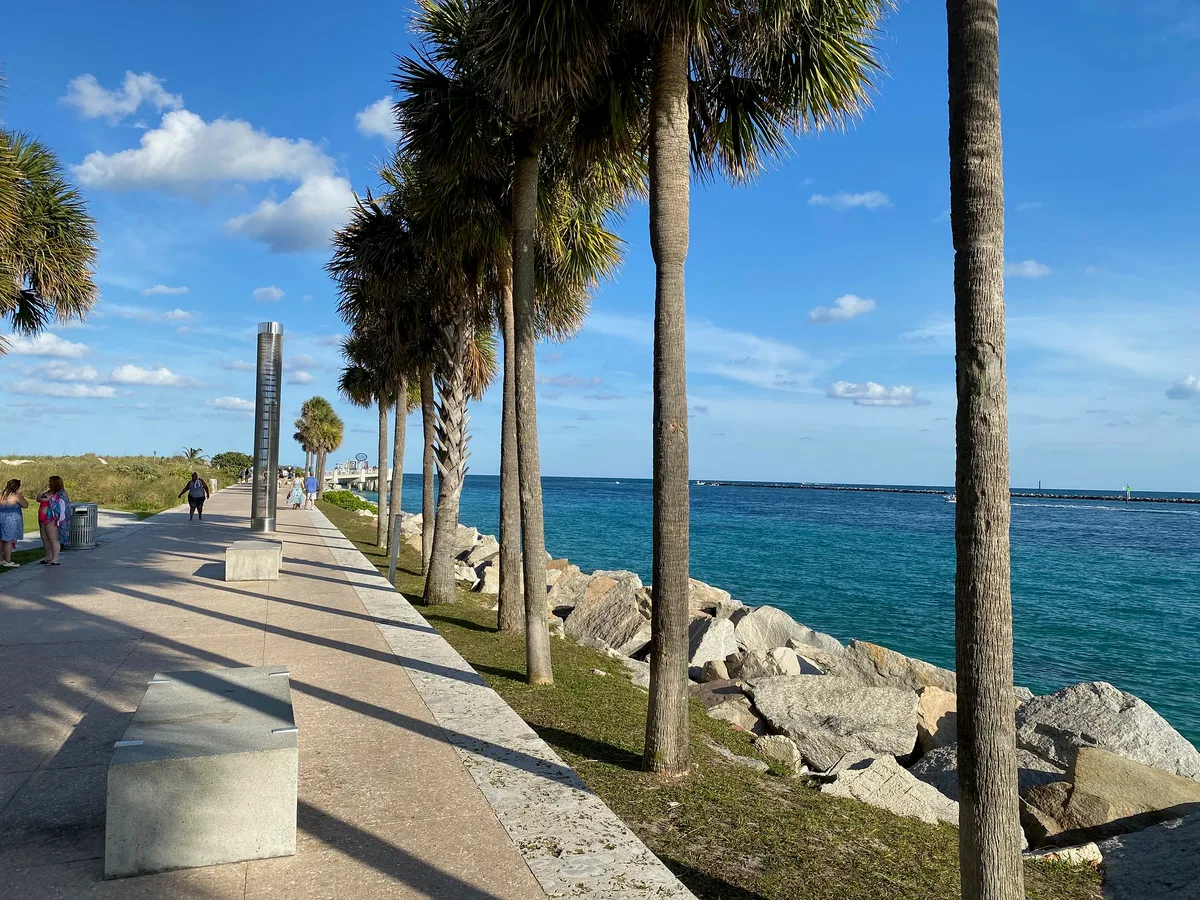 South Pointe Park-strand, Miami Beach, Florida, Verenigde Staten — 4