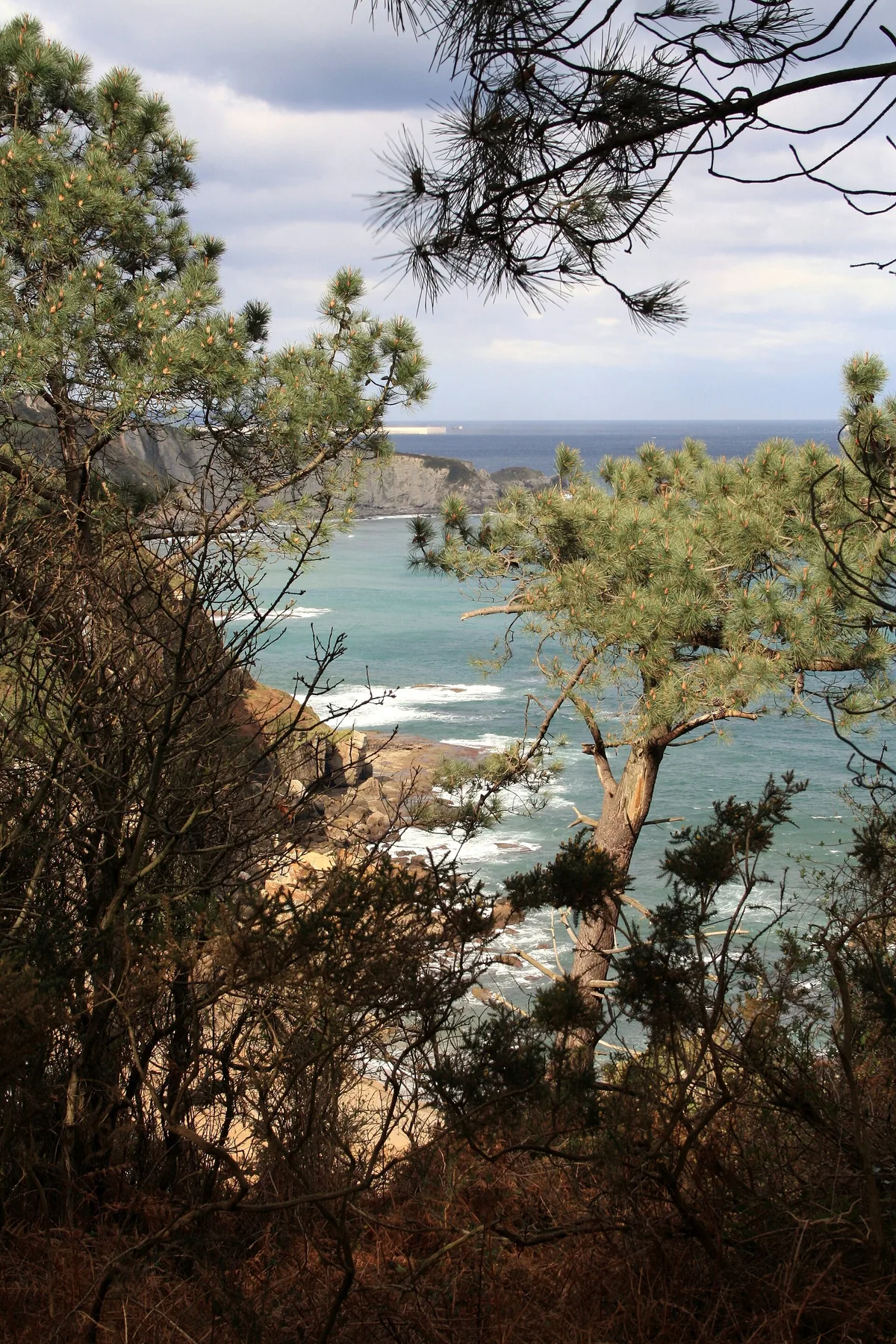 Plage de la Ñora, Villaviciosa, Asturias, Espagne