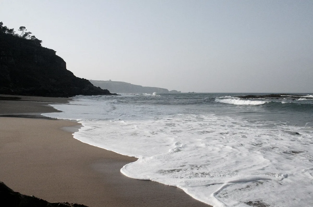 Plage de la Ñora, Villaviciosa, Asturias, Espagne — 5