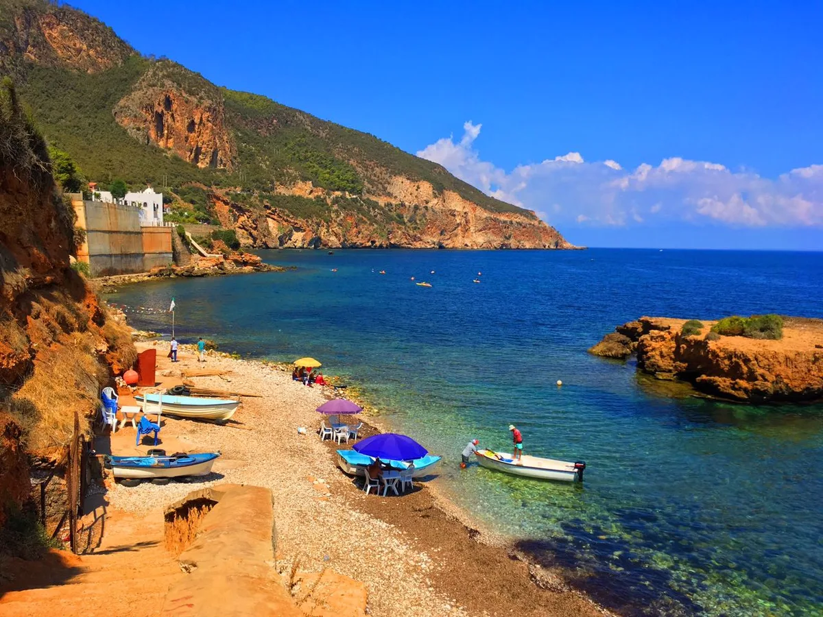Tipaza Beach, Tipaza, Algerian Mediterranean, Algeria — 3