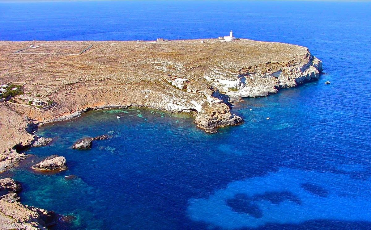 Cala Rotonda-Strand, Lampedusa e Linosa, Pelagie Islands, Italien — 3