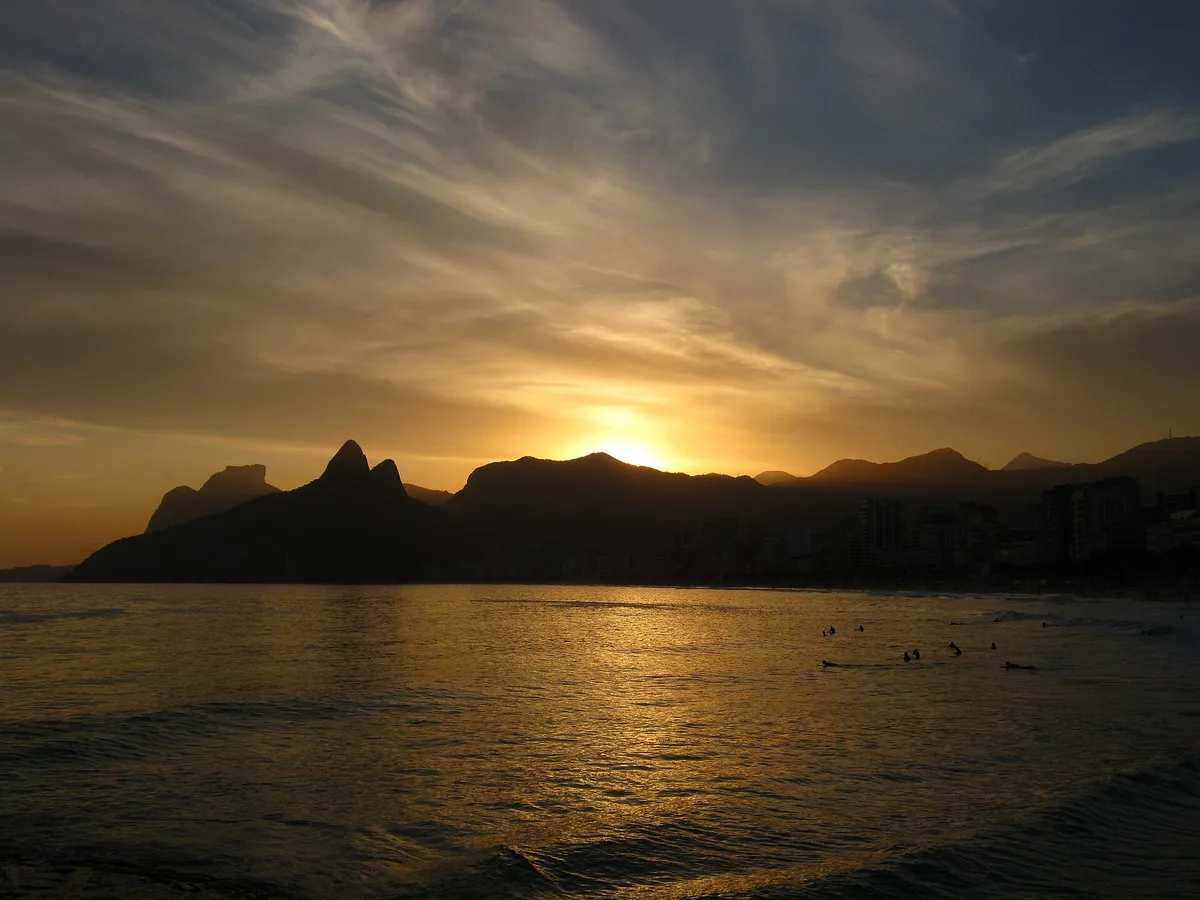 Plage de l'Arpoador, Rio de Janeiro, Brazilian Atlantic, Brésil