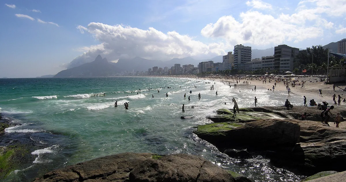 Plage de l'Arpoador, Rio de Janeiro, Brazilian Atlantic, Brésil — 4