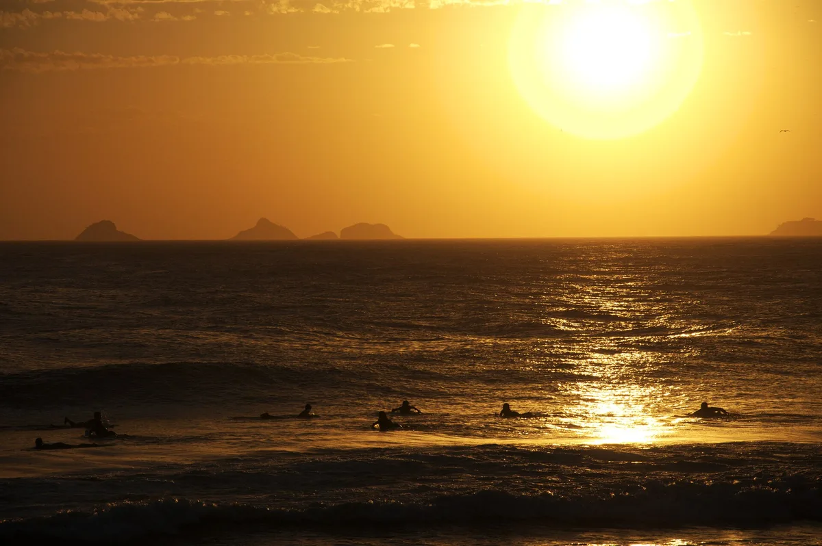 Plage de l'Arpoador, Rio de Janeiro, Brazilian Atlantic, Brésil — 2