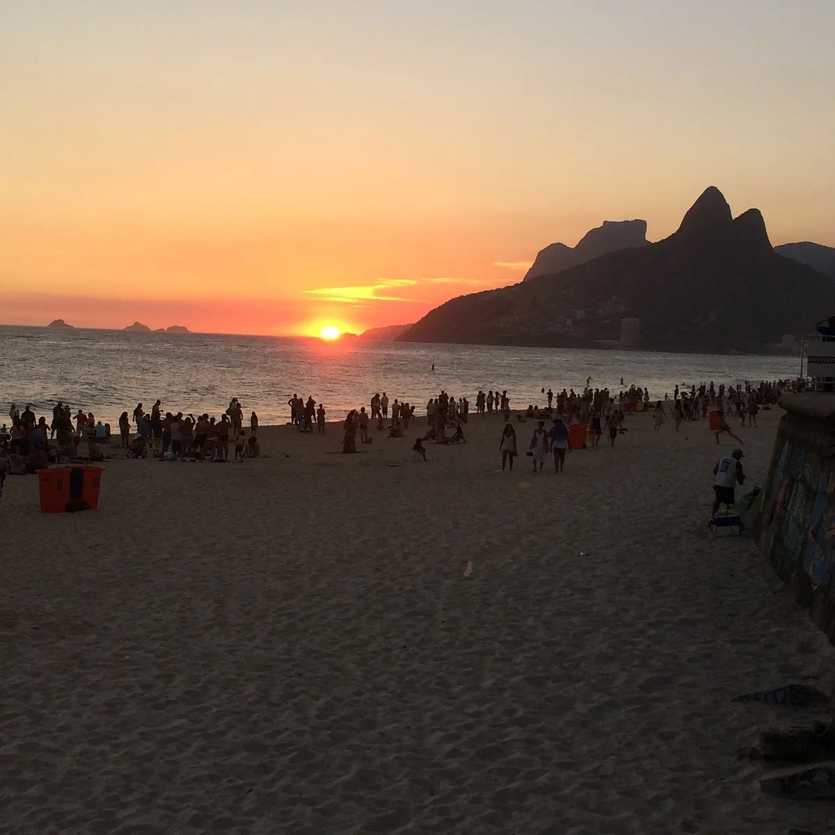 Plage de l'Arpoador, Rio de Janeiro, Brazilian Atlantic, Brésil — 3