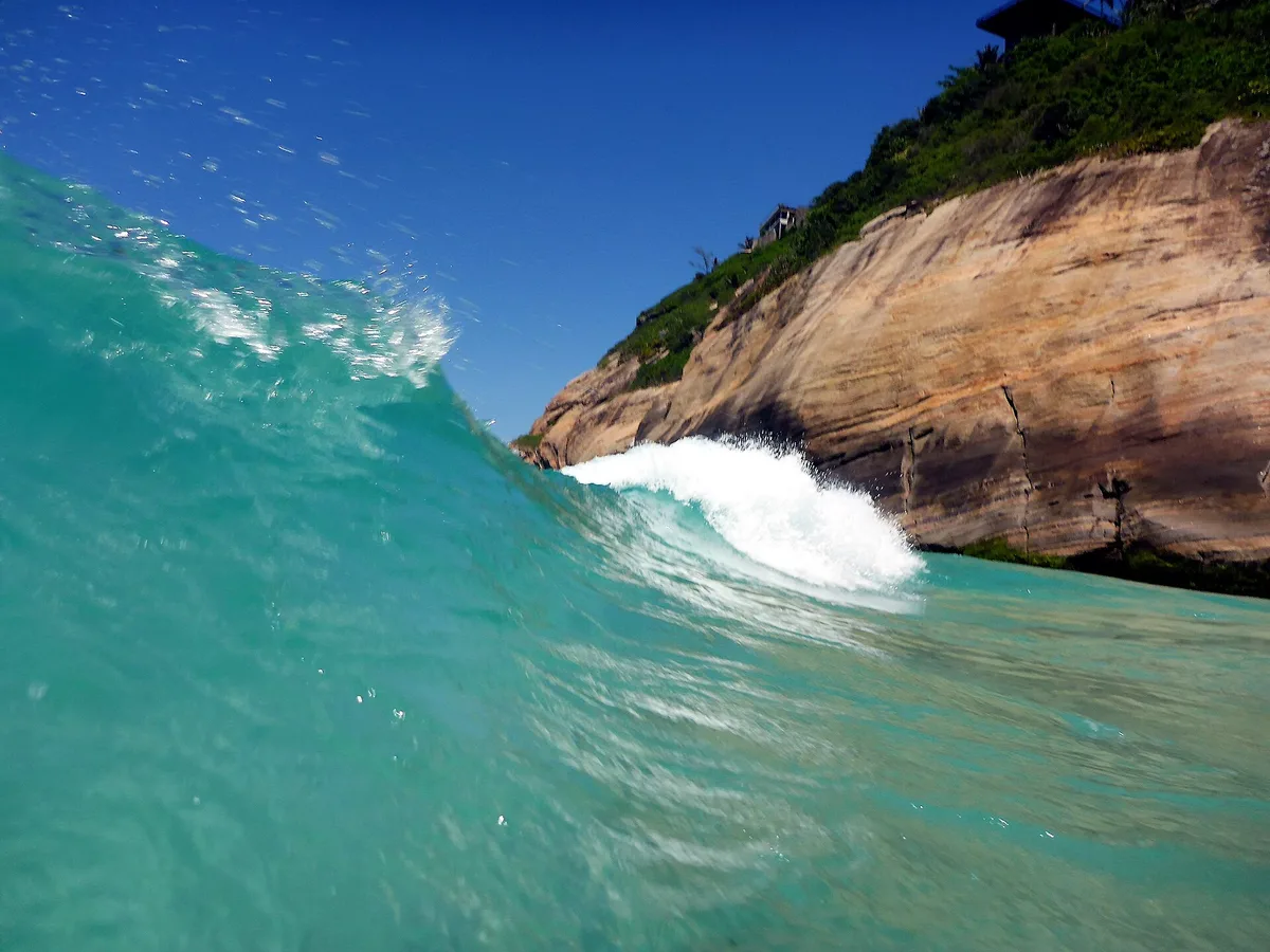 Plage de Joatinga, Joá, Brazilian Atlantic, Brésil — 3