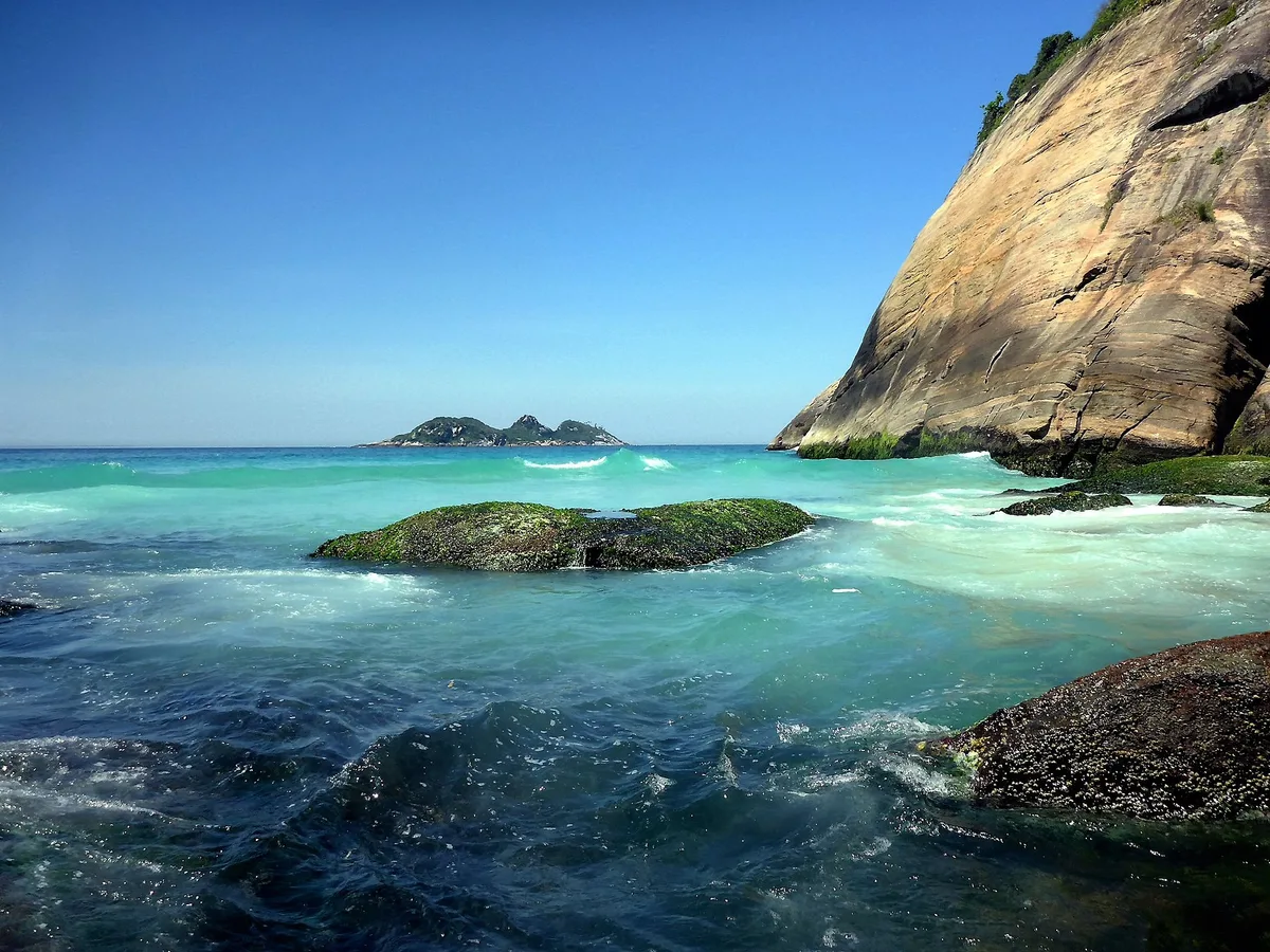 Plage de Joatinga, Joá, Brazilian Atlantic, Brésil — 2