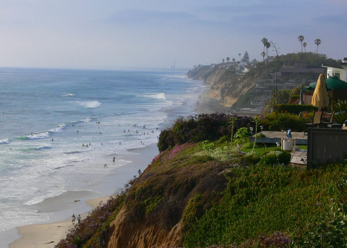 Moonlight State Beach, Encinitas, California Coast, États-Unis — 4