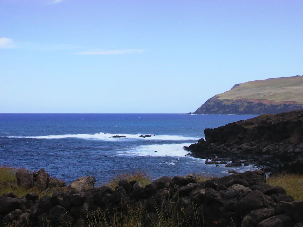 Plage de Hanga Kio'e, Hanga Roa, Chilean Pacific, Chili — 5
