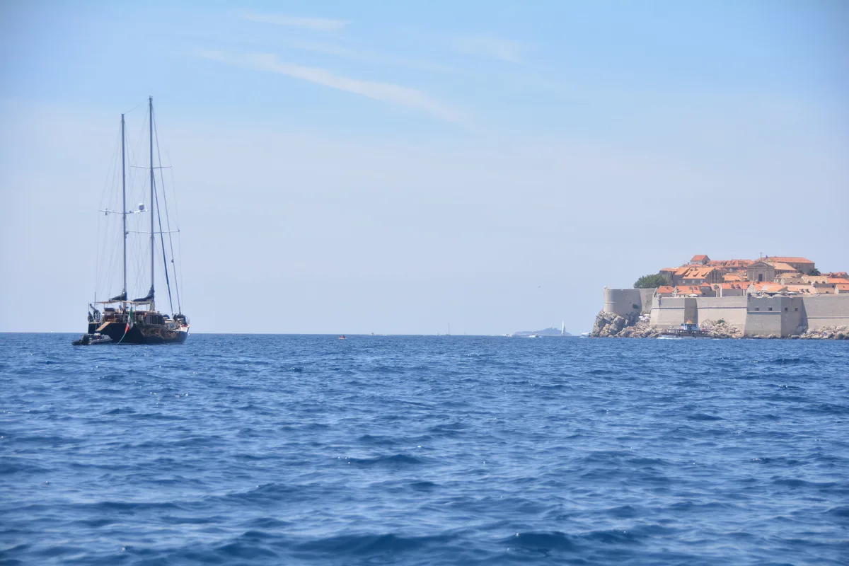 Playa de Sveti Jakov, Dubrovnik, Dalmatia, Croacia — 4