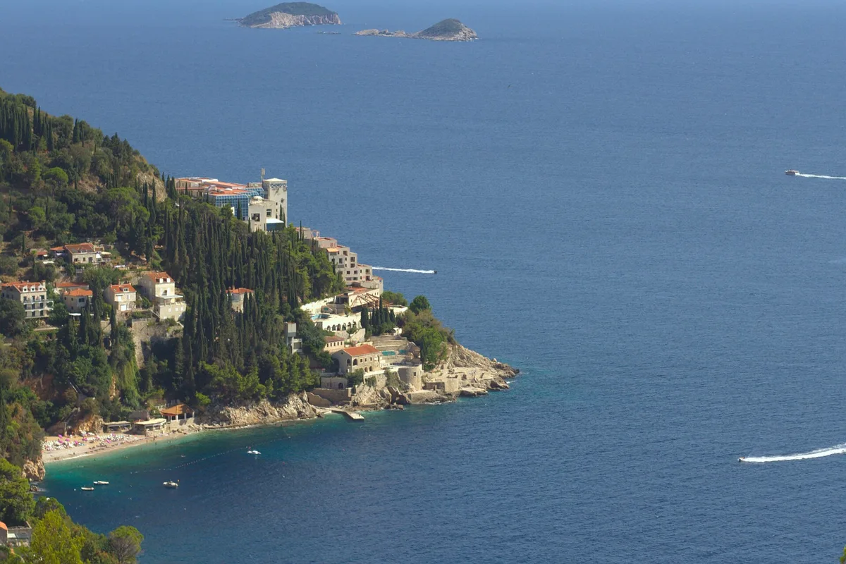 Playa de Sveti Jakov, Dubrovnik, Dalmatia, Croacia — 2