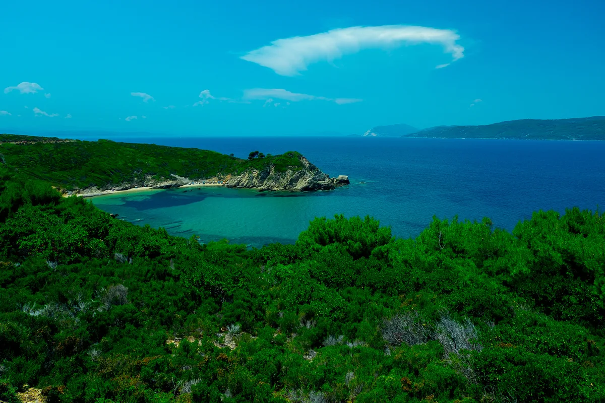 Praia de Agia Eleni, Skiathos, Sporades, Grécia — 3