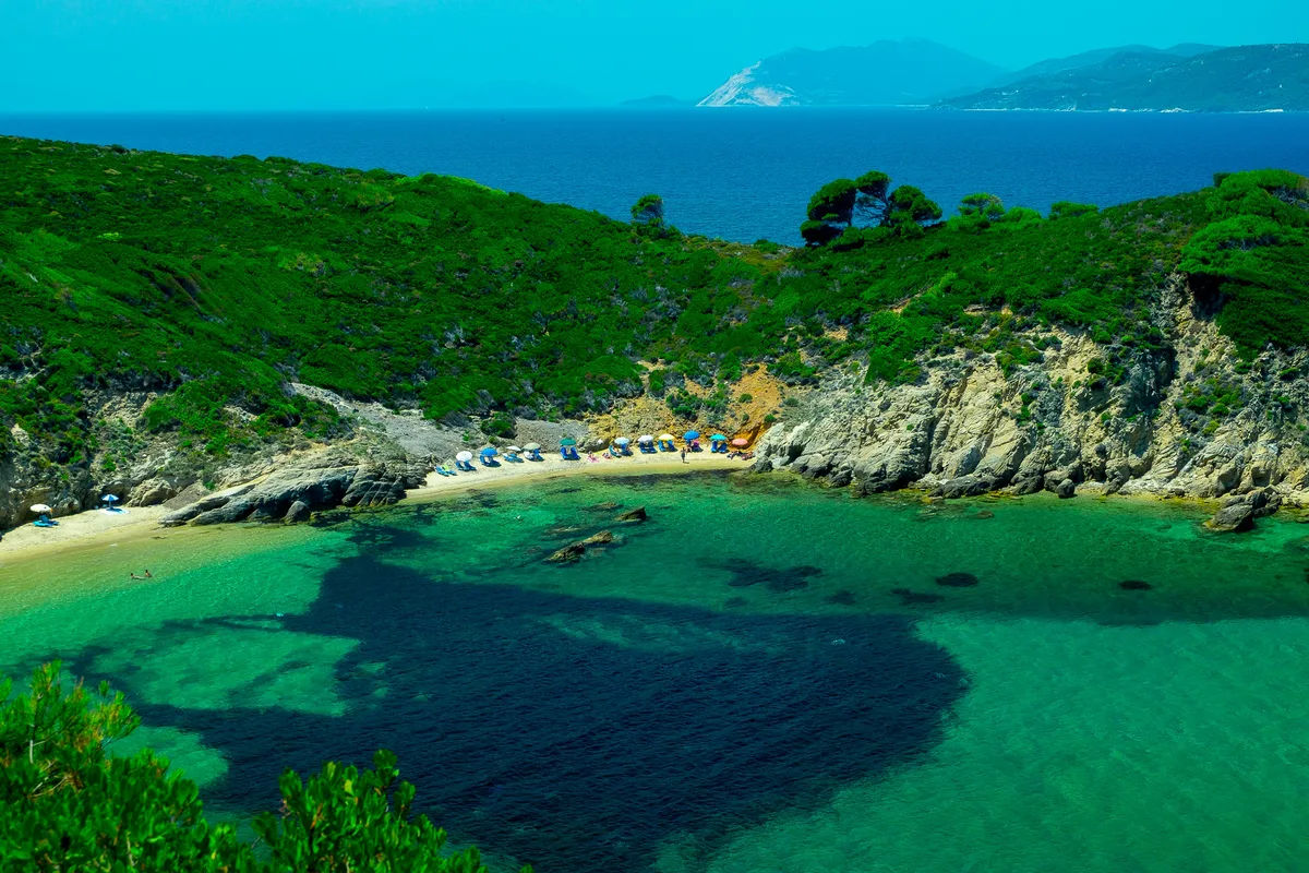 Praia de Agia Eleni, Skiathos, Sporades, Grécia — 2