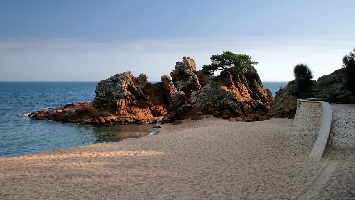 Fenals Beach, Lloret de Mar, Spanish Mediterranean, Spain