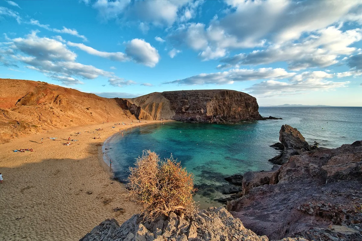 Plage de Papagayo, Yaiza, Canary Islands, Espagne