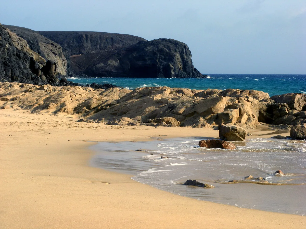 Plage de Papagayo, Yaiza, Canary Islands, Espagne — 6