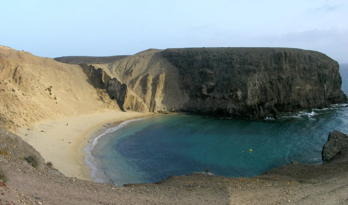 Plage de Papagayo, Yaiza, Canary Islands, Espagne — 2