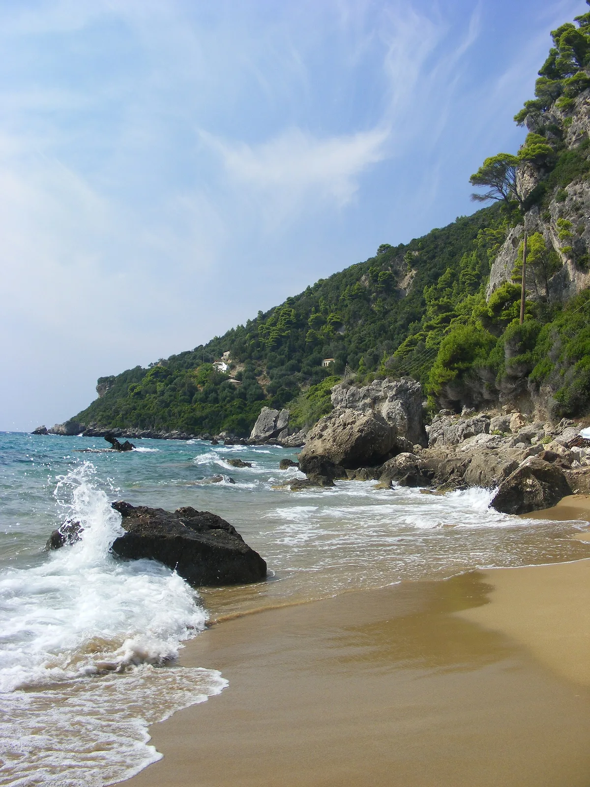 Playa de Glyfada, Pelekas, Ionian Islands, Grecia — 5