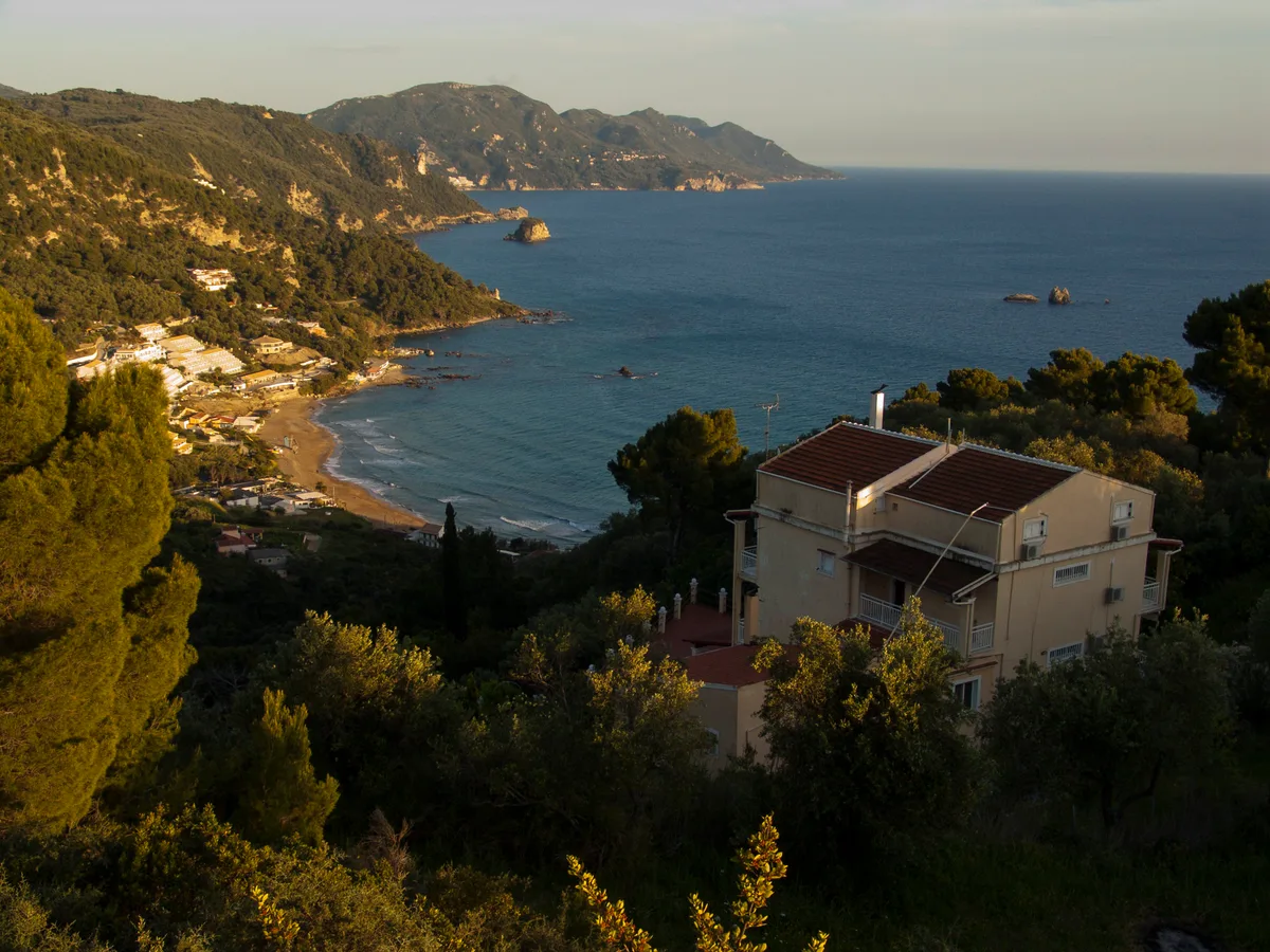 Playa de Glyfada, Pelekas, Ionian Islands, Grecia — 6
