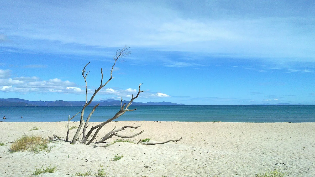 Spiaggia di Kuaotunu, Thames-Coromandel District, Waikato, Nuova Zelanda — 2