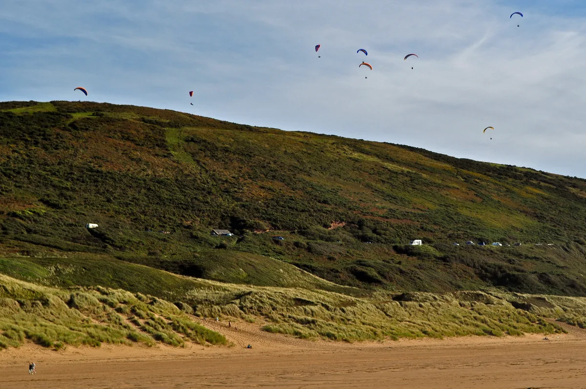 Woolacombe Beach, Mortehoe, British Coast, Vereinigtes Königreich