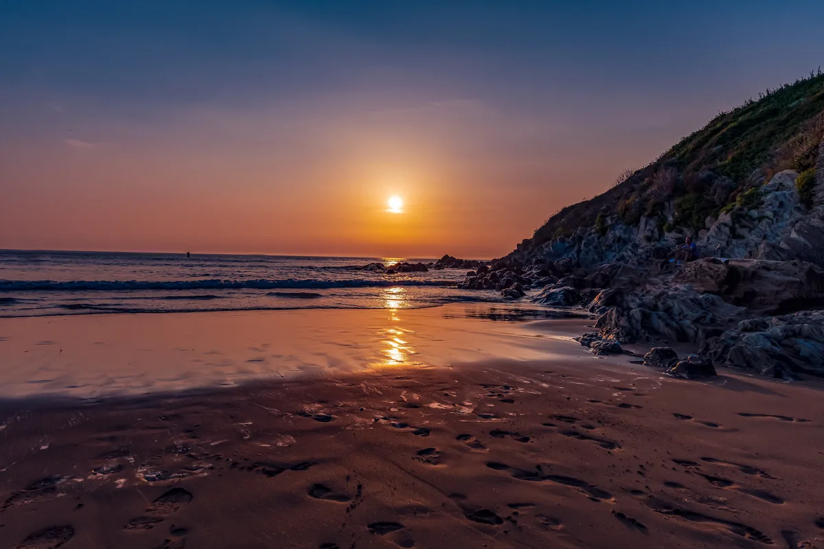 Woolacombe Beach, Mortehoe, British Coast, Vereinigtes Königreich — 4