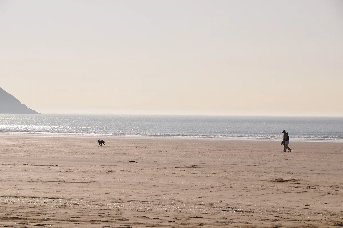 Woolacombe Beach, Mortehoe, British Coast, Vereinigtes Königreich — 6