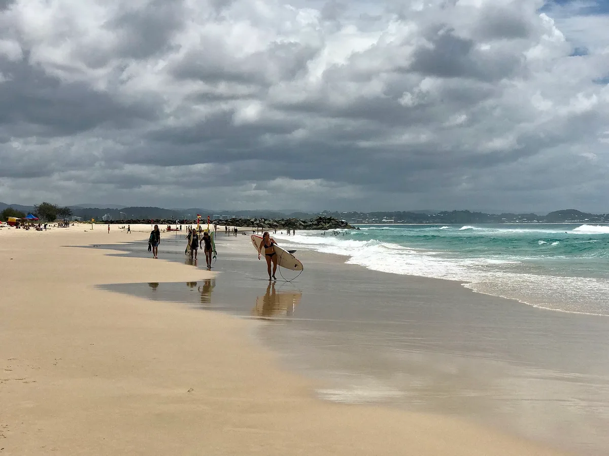 Plage de Coolangatta, Coolangatta, Australian East Coast, Australie — 3