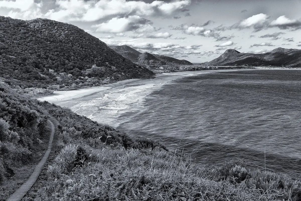 Plage de la Solidão, Florianópolis, Brazilian Atlantic, Brésil