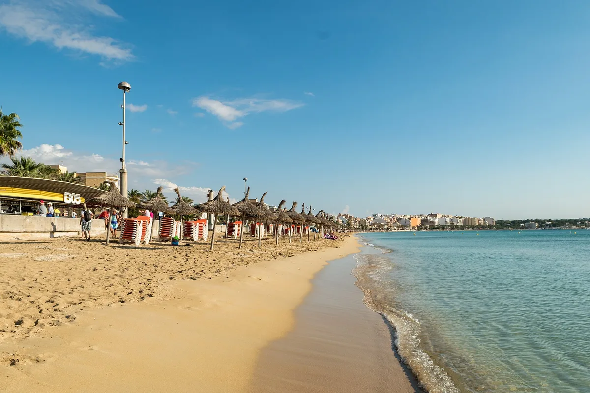Playa de Palma, Palma, Balearic Islands, España — 2