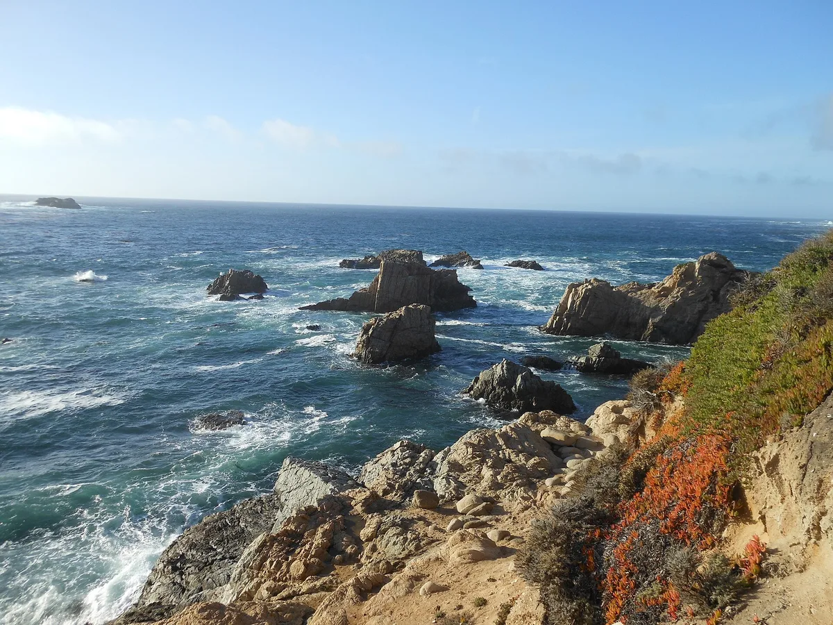 Plage du Soberanes Point, Carmel Highlands, Monterey County, California Coast, États-Unis — 6